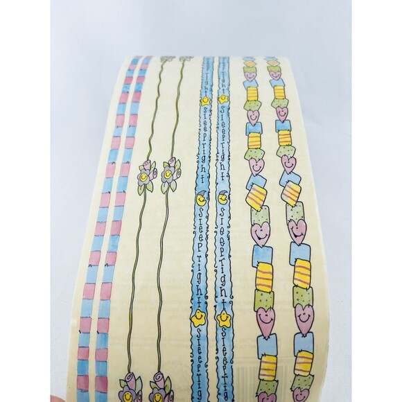 Vintage Sandy Lion Sticker Roll Baby Pregnancy Border Scrapbooking Sandylion - Picture 3 of 14